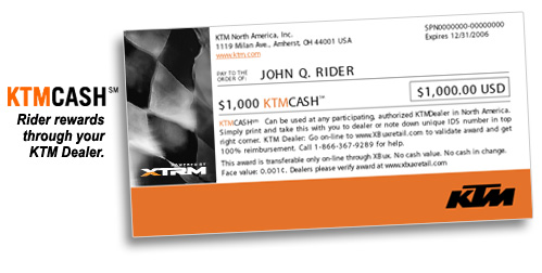 Over $3 Million in KTM Contingency